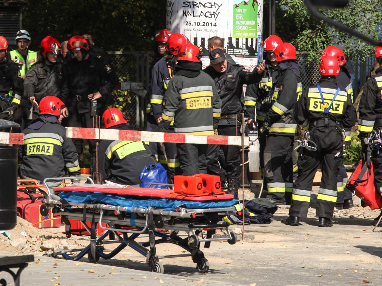 Akcja ratunkowa na terenie Uniwersytetu Warszawskiego