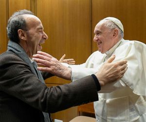 Papież Franciszek spotykał się na przestrzeni lat z gwiazdami