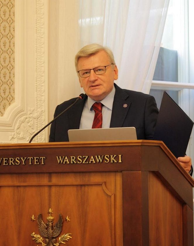 Rektor UW prof. Zygmunt Lalak