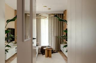 Beżowe mieszkanie w Krakowie