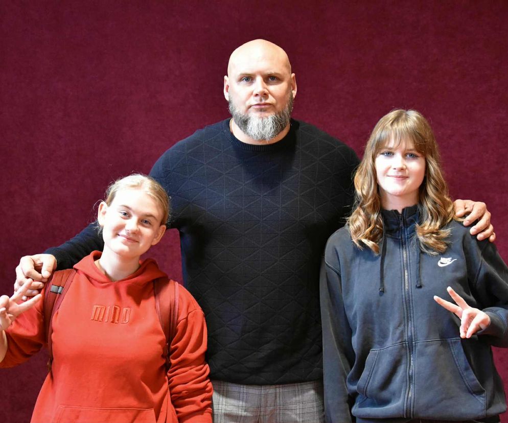 Dominik Dąbrowski spotkał się z młodzieżą III LO w Grudziądzu cz. I