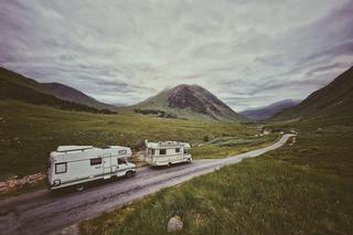 Kamper z lat 90. w Szkocji