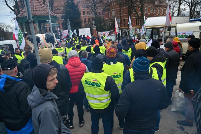 Protest rolników w Szczecinie