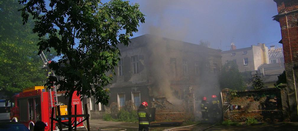 Pożar na Mazowieckiej