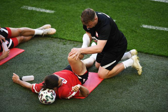 Pierwszy trening reprezentacji Polski na stadionie w Gdańsku