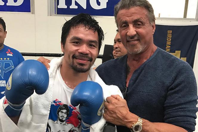 Manny Pacquiao, Sylvester Stallone
