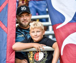 Kibice podczas meczu Pogoń Szczecin - Korona Kielce