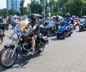 Parada motocyklistów w Dąbrowie Górniczej