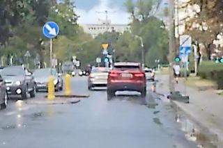  Barbara Kurdej-Szatan łamie przepisy drogowe