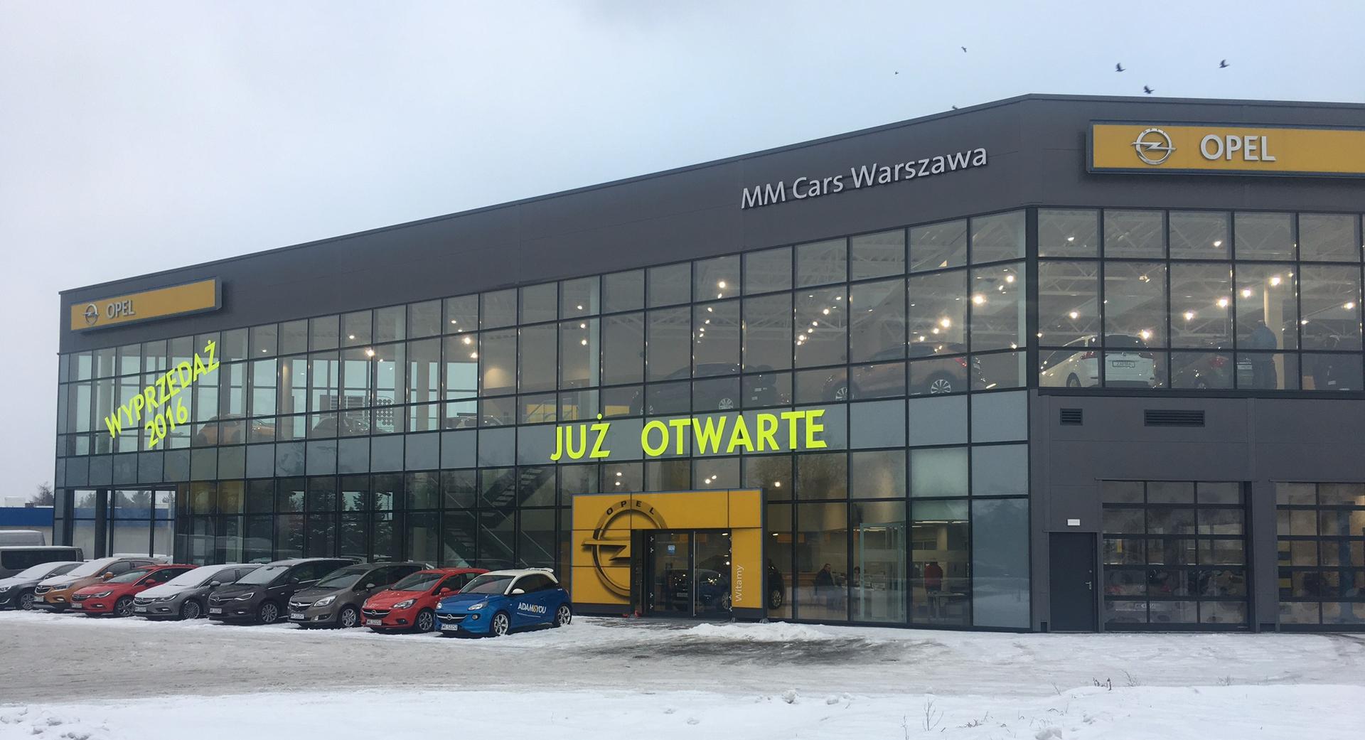 Nowy salon Opla w Warszawie przy Alejach Jerozolimskich