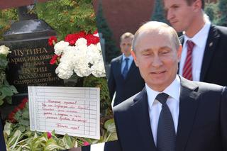 List na grobie rodziców Putina. Państwa syn zachowuje się niedopuszczalnie