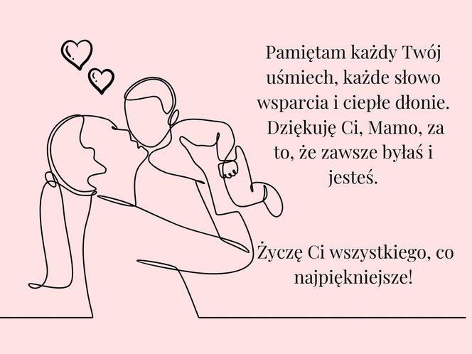 Dzień Mamy 2025 - kartki z życzeniami