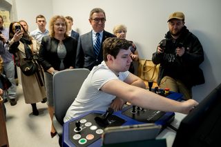 Nowoczesny symulator lokomotywy elektrycznej w Zespole Szkół Logistycznych we Wrocławiu