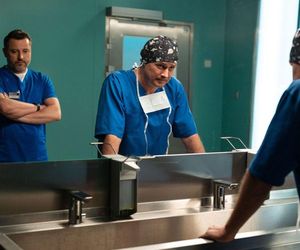 Na dobre i na złe odc. 959 finał sezonu. Aleks /Aleś Zagajewski (Paweł Małaszyński), Borys Jakubek (Marcin Zacharzewski)