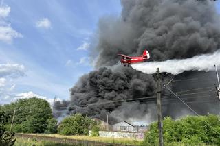 Ogromny pożar toksycznych odpadów w Zielonej Górze
