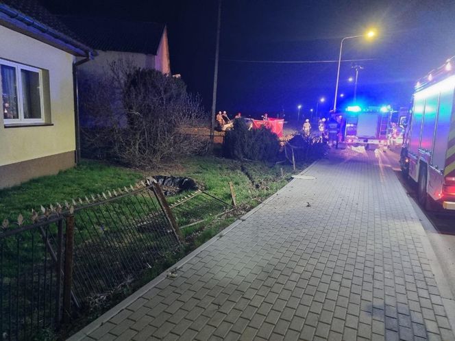 Tragiczny wypadek w Gołębinie pod Włocławkiem. Nie żyje 18-latek