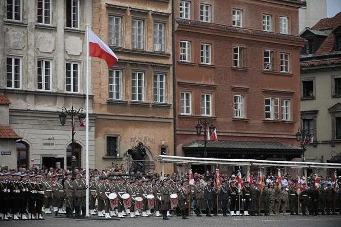 Uroczystości na pl. Zamkowym w Warszawie (3.05.2025)