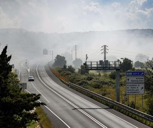 Pożary w Hiszpanii.