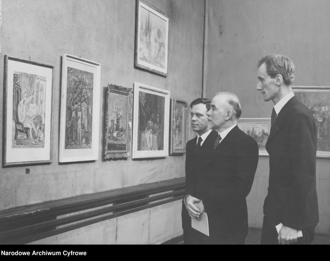 Wystawa pośmiertna Zygmunta Waliszewskiego oraz zbiorowa Aleksandra Rafałowskiego i Lucjana Adwentowicza w Instytucie Propagandy Sztuki w Warszawie