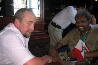 Andrzej Gmitruk z Donem Kingiem w Cancun w Meksyku