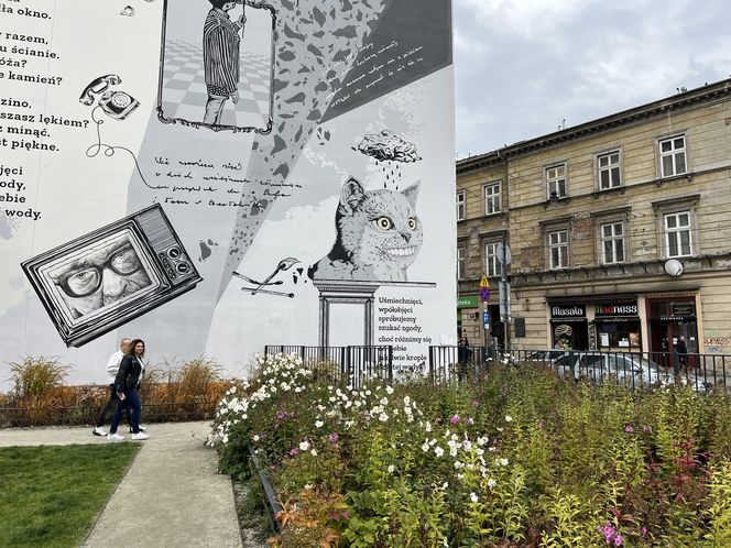 Park im. Wisławy Szymborskiej w Krakowie