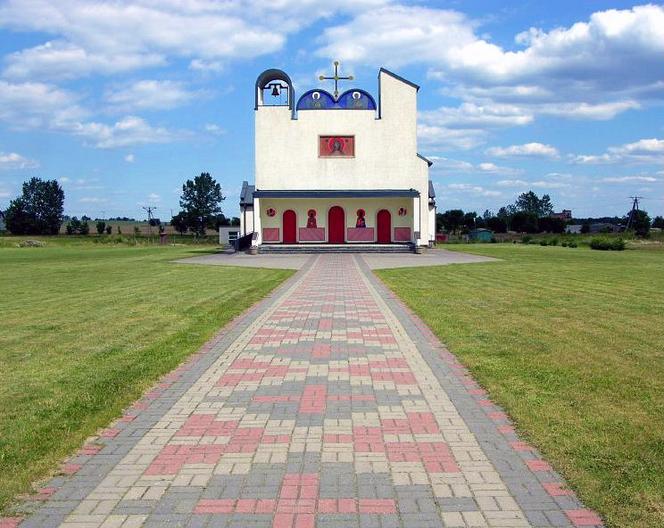Cerkiew Greckokatolicka w Białym Borze, proj. Jerzy Nowosielski, architekt Bogdan Kotarba