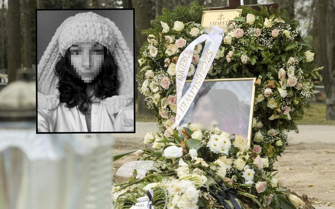 Liza zmarła po brutalnej napaści w centrum Warszawy. Widok jej grobu łamie najtwardsze serca