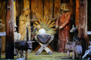 Żywa szopka bożonarodzeniowa w Warszawie