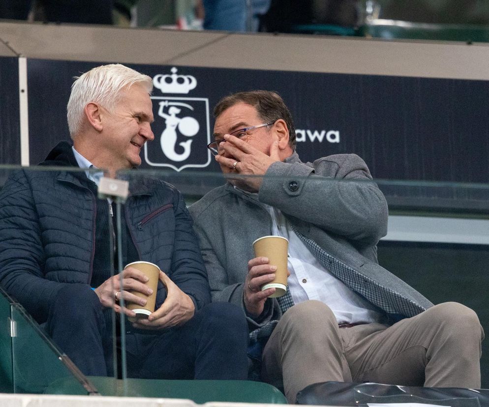 Jan Urban i Jacek Magiera przyłapani na Legii