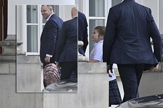 Rodzinne obowiązki Karola Nawrockiego. Odebrał Kasię ze szkoły i poleciał do Trumpa [ZDJĘCIA]
