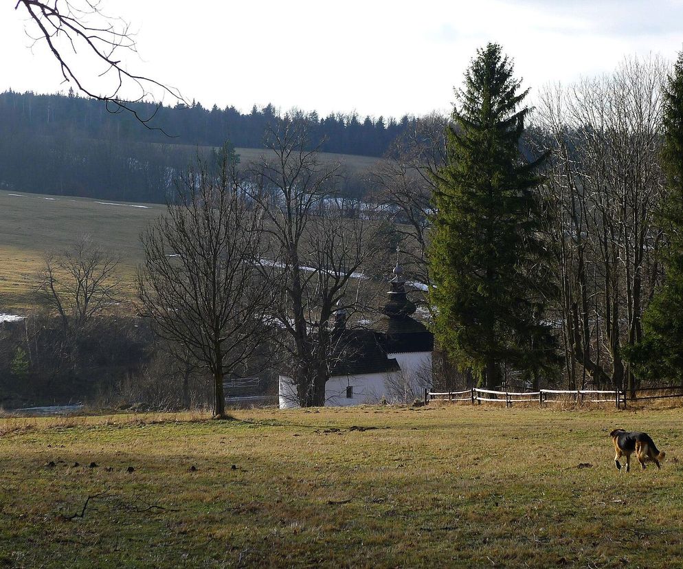 Ta małopolska wieś została opuszczona przez mieszkańców. Pozostała w niej tylko cerkiew