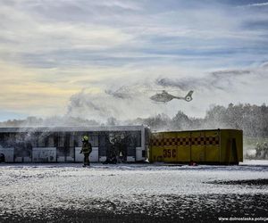 Wrocław. Ćwiczenia na terenie Portu Lotniczego im. Mikołaja Kopernika [ZDJĘCIA].
