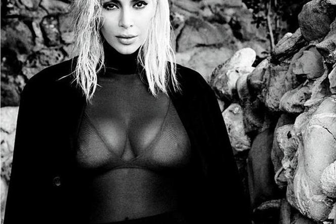 Kim Kardashian w Vogue Brasil, Instagram