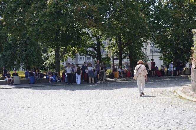 Tak w czasie upałów wygląda centrum Warszawy 