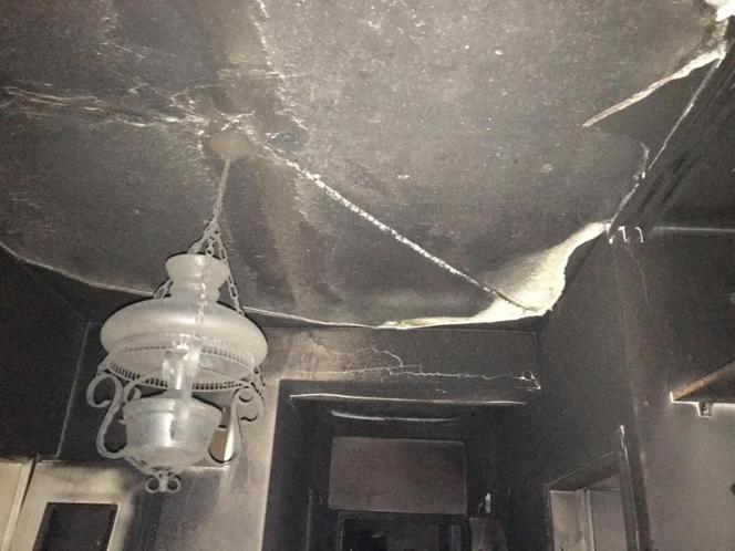 Pożar na os. Stare Żegrze