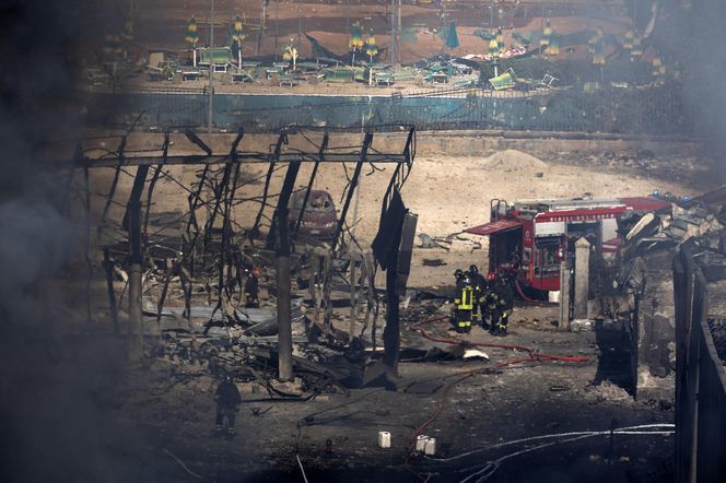 Wybuch w punkcie dystrybucji benzyny w Rzymie.