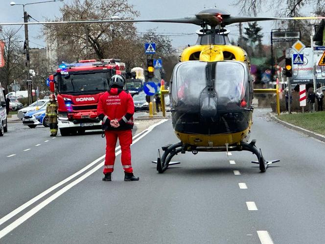 Samochód potrącił dziecko w Pruszkowie. 7-latka nieprzytomna, lądował śmigłowiec