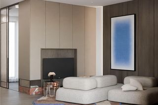 Mieszkanie w stylu modern contemporary