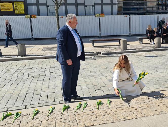 Joanna Kurska uczciła pamięć Marii Kaczyńskiej 