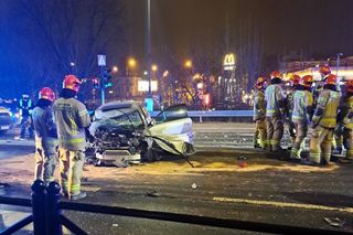 Wypadek w centrum Zabrza. Zderzyły się dwa samochody