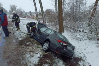  Kraksa trzech aut pod Siedlcami, dwie osoby poważnie ranne
