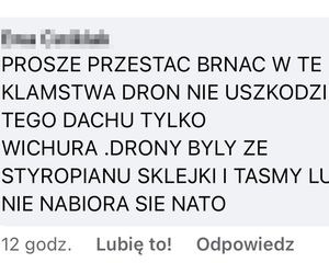 Dom we wsi Wyryki zniszczony przez burzę, a nie drona? Bzdura!