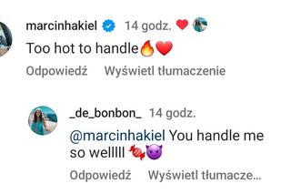 Marcin Hakiel chwali partnerkę 