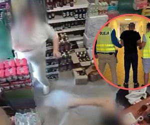 Atak mieczem samurajskim w powiecie zgorzeleckim. 43-latek ranił policjanta