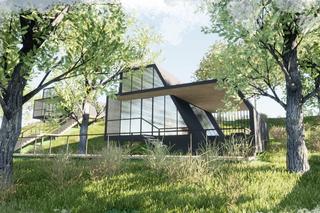 III nagroda w konkursie architektonicznym Małe budownictwo - duże korzyści.  Autorki: Joanna Owsiak, Magdalena Obszyńska, Aleksandra Paradysz