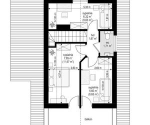 Projekt domu Chatka 2 - wizualizacje i rzuty MG0046