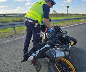 Tragiczny wypadek na S5 koło Leszna. Nie żyje motocyklista
