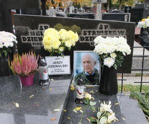 Tak wygląda grób byłego posła Jerzego Dziewulskiego
