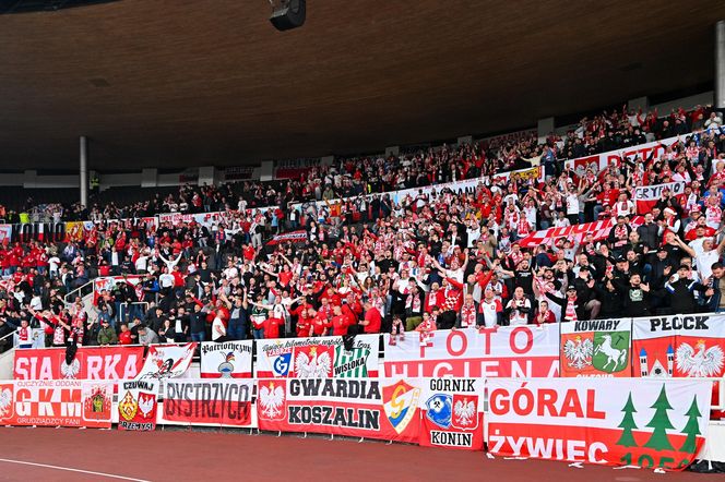 Kibice na meczu Finlandia - Polska: Wielkie racowisko
