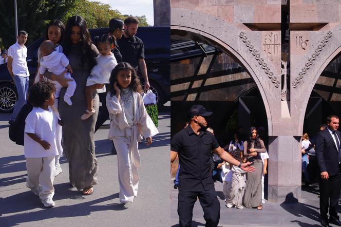Kim Kardashian z dziećmi w Armenii